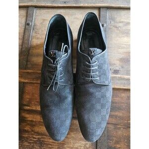 LOUIS VUITTON Made in Italy checkers OXFORDS - Size 8 1/2